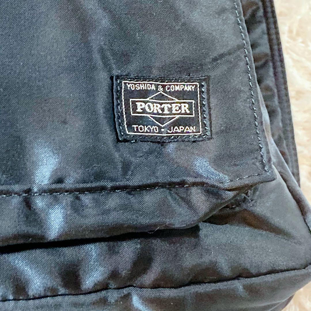 美品 PORTER TANKER 二層式 2way ショルダバッグ 大容量