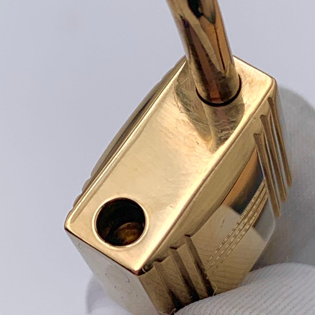 HERMES エルメス カデナ 50番 ゴールド 24Kメッキ 鍵付き 南京錠