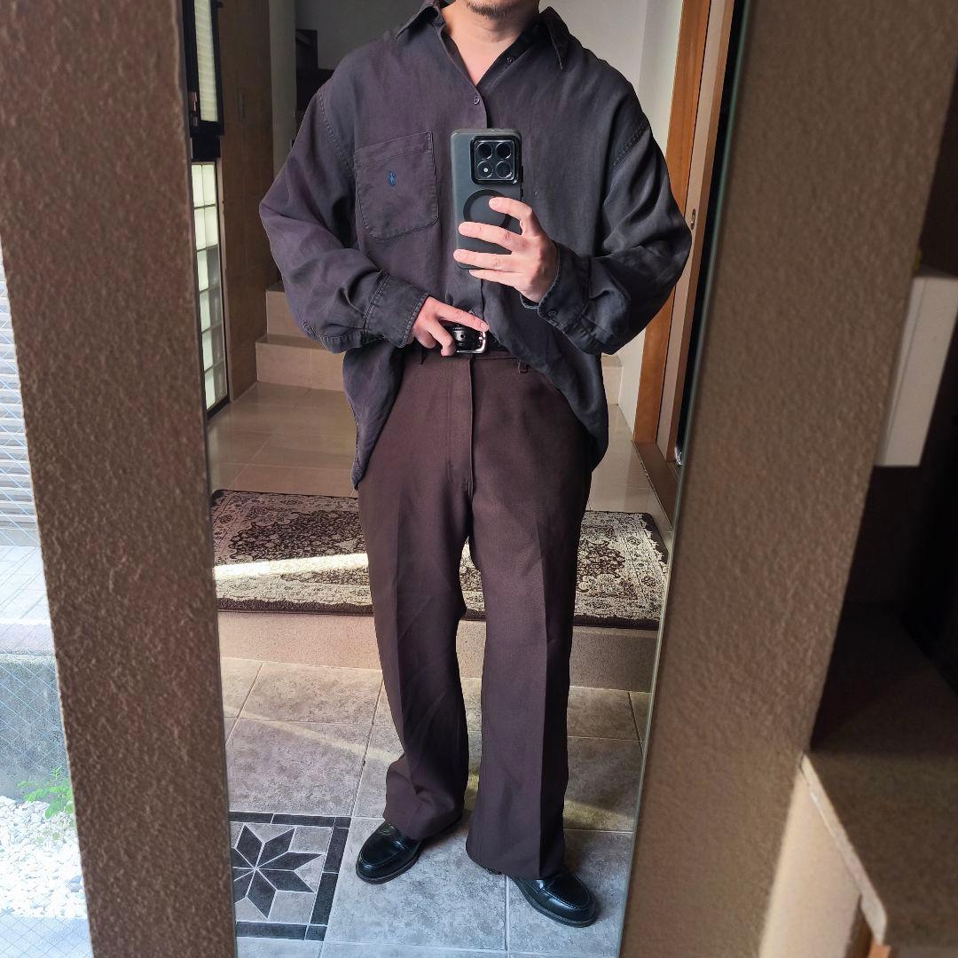 USA製リーバイス　スタプレ　ブラウン　スラックス　W36L31 フレア