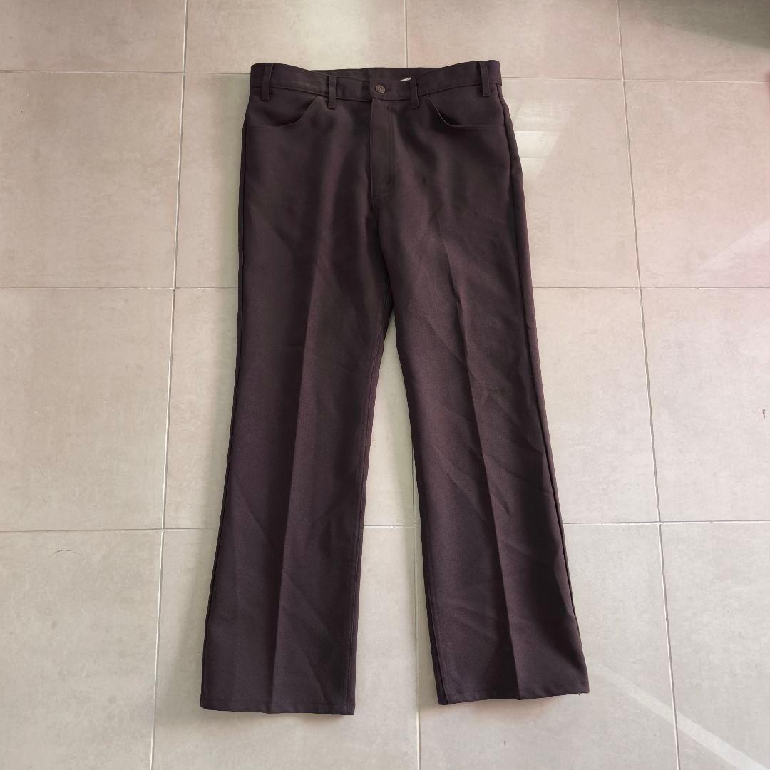 USA製リーバイス　スタプレ　ブラウン　スラックス　W36L31 フレア