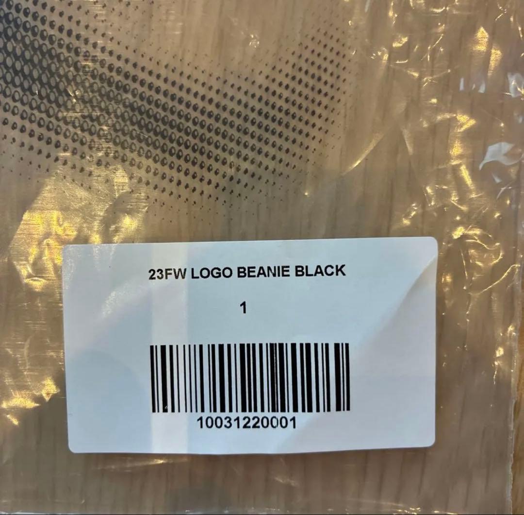 帽子 SAN SAN GEAR 23FW LOGO BEANIE BLACK