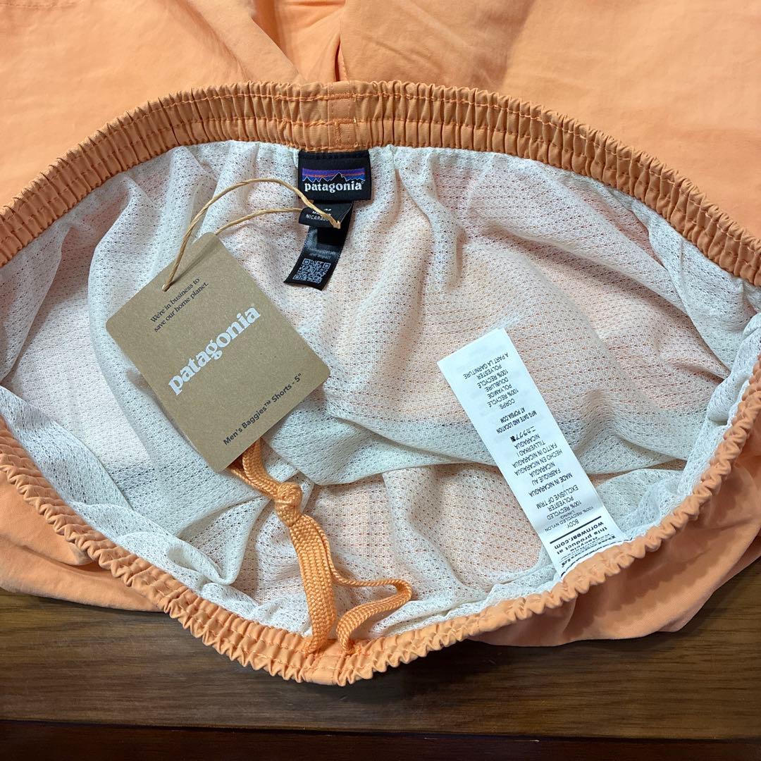 【最新25】パタゴニア メンズバギーズショーツ 5インチ M 正規品 オレンジ
