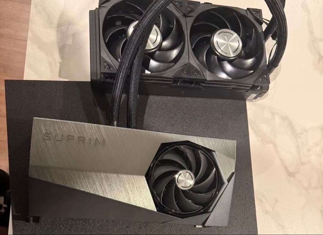 RTX 4090 SUPRIM LIQUID X 24G クーラーのみ