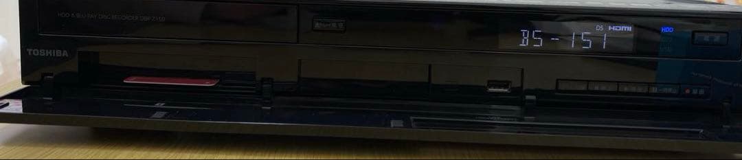 TOSHIBA REGZA DBR-Z150 ブルーレイレコーダー