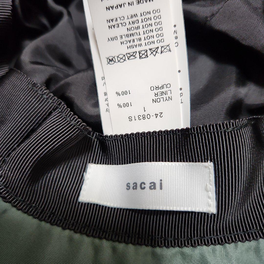 【週末限定SALE】sacai.サカイ.オリーブグリーンバケットハットSize１
