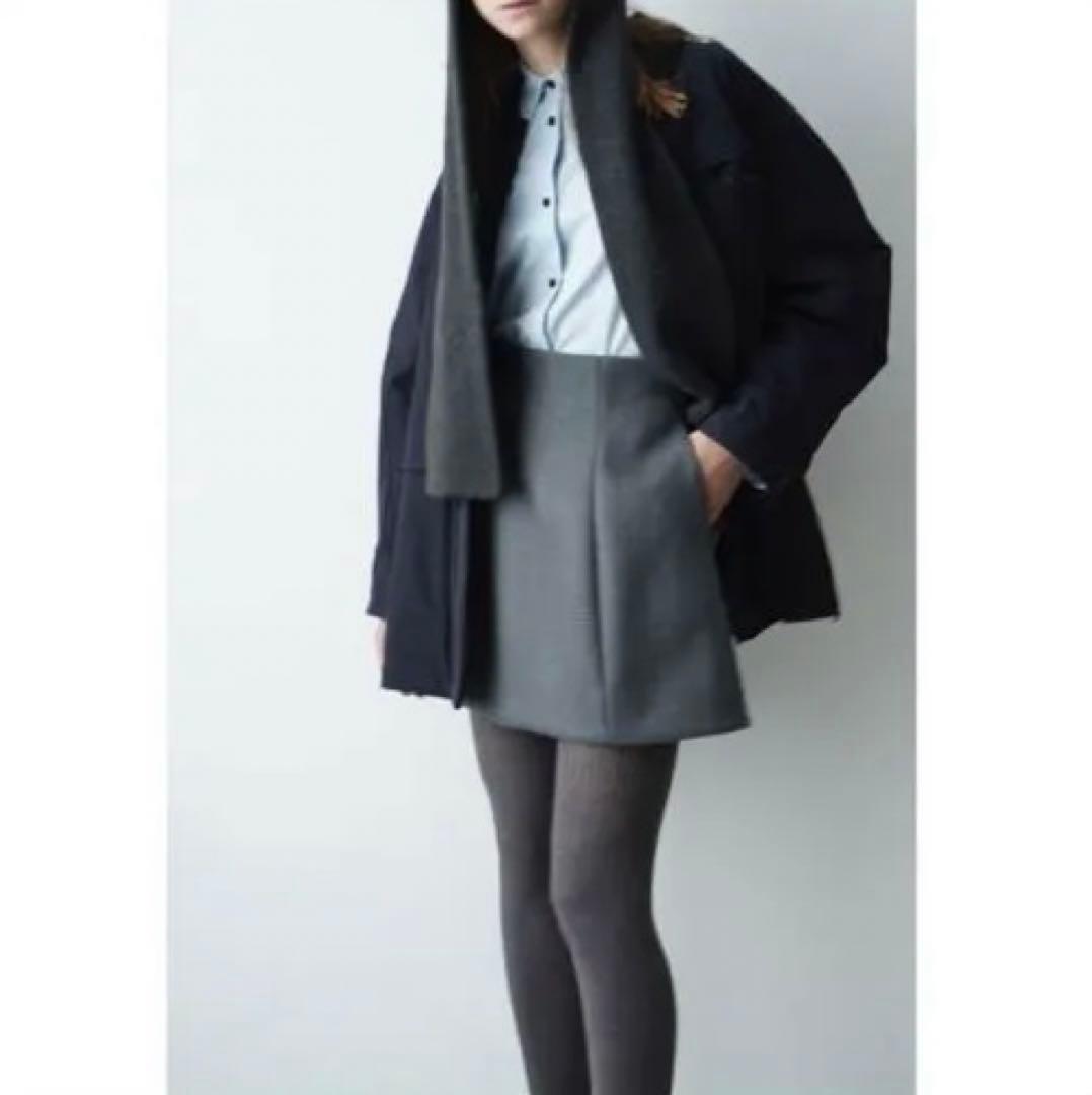 正規品　CLANE CONSTRUCTIVE MINISKIRT クラネ　グレー