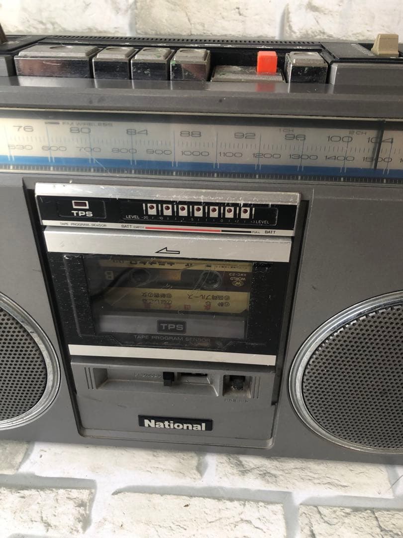 National ナショナル ラジカセ RX-5105 昭和 レトロ(A32)