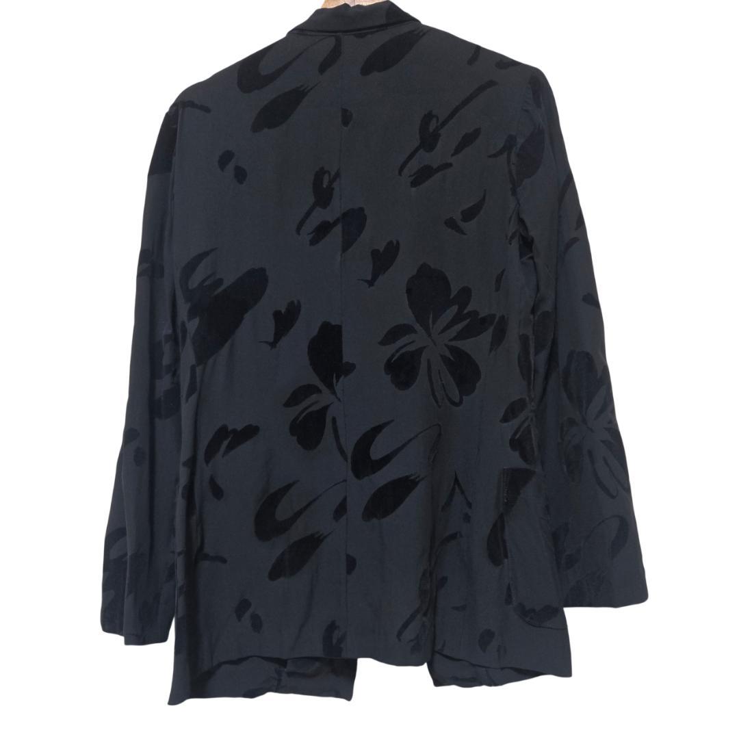 ss97 YOHJI YAMAMOTO FEMME フラワーフロッキージャケット