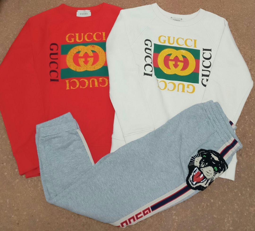 【GUCCI】 グッチ トレーナー ロゴスウェット 　サイズ10