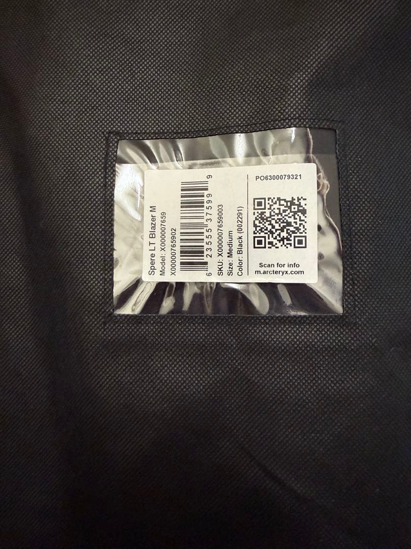 Spere LT Blazer ブラック Mサイズ
