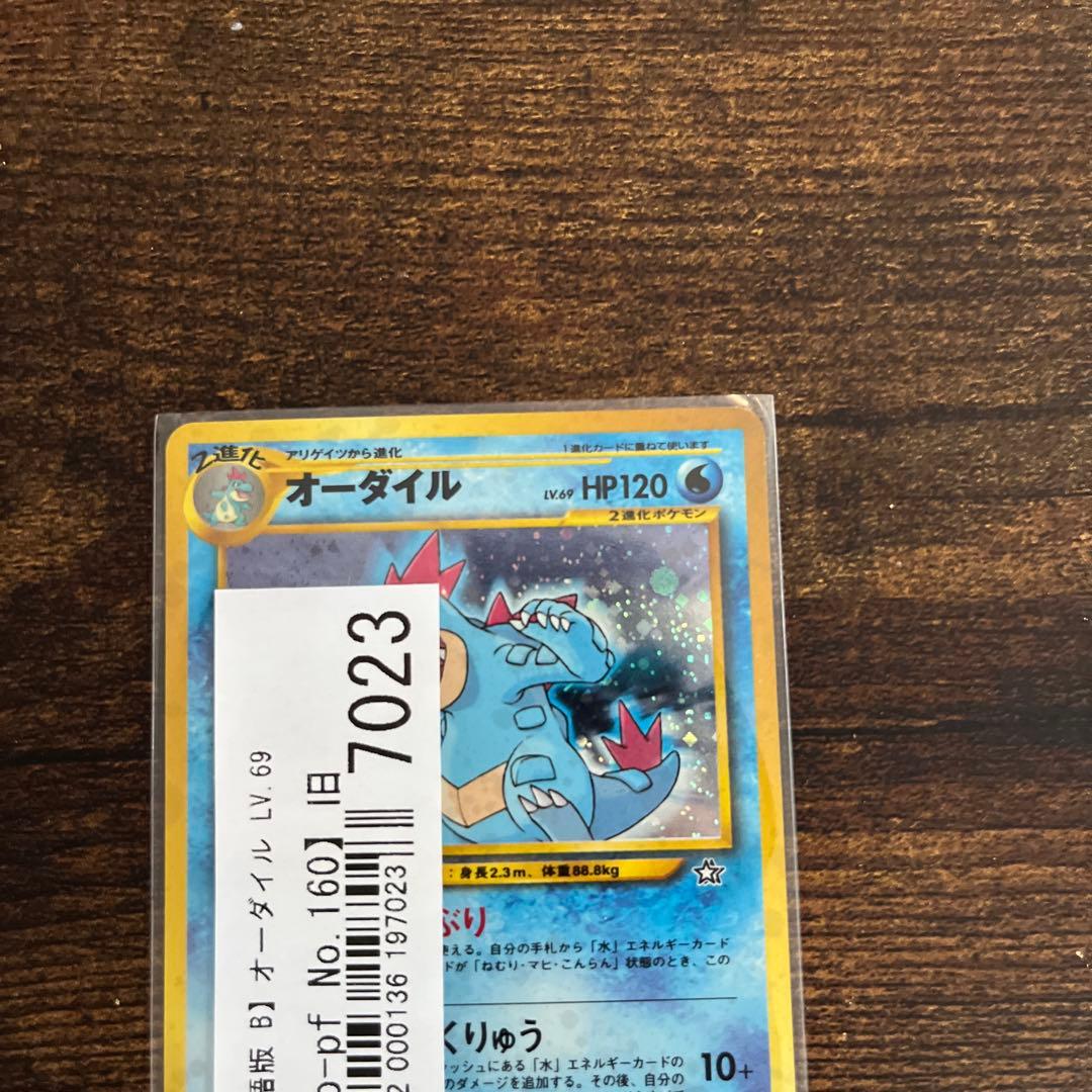 【旧裏】カード 金銀御三家　オーダイル バクフーン メガニウム 3枚セット