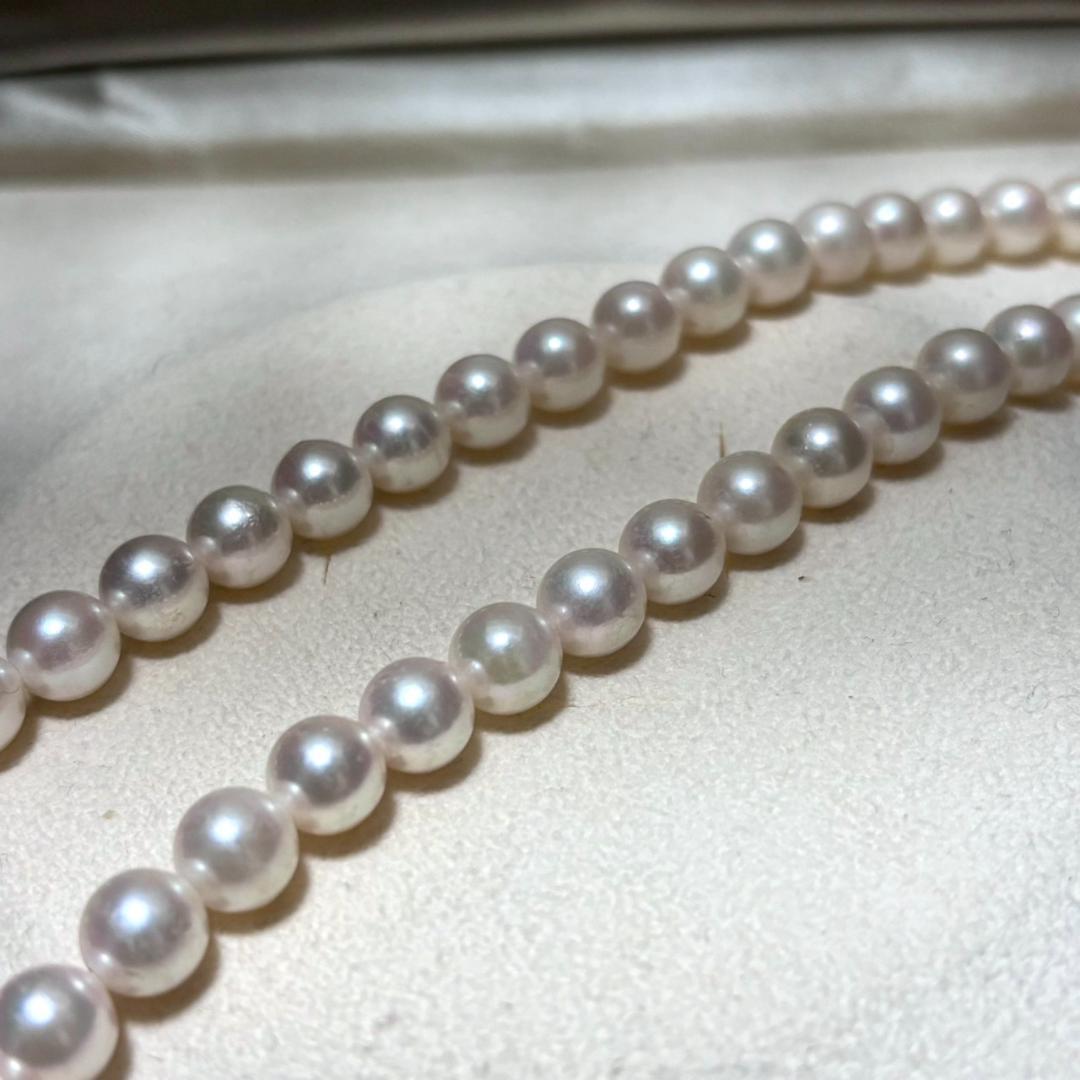 【テリ強】アコヤ真珠 パール ネックレス 38g 42.5cm 本真珠 あこや