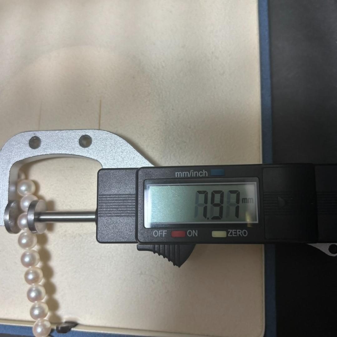 【テリ強】アコヤ真珠 パール ネックレス 38g 42.5cm 本真珠 あこや