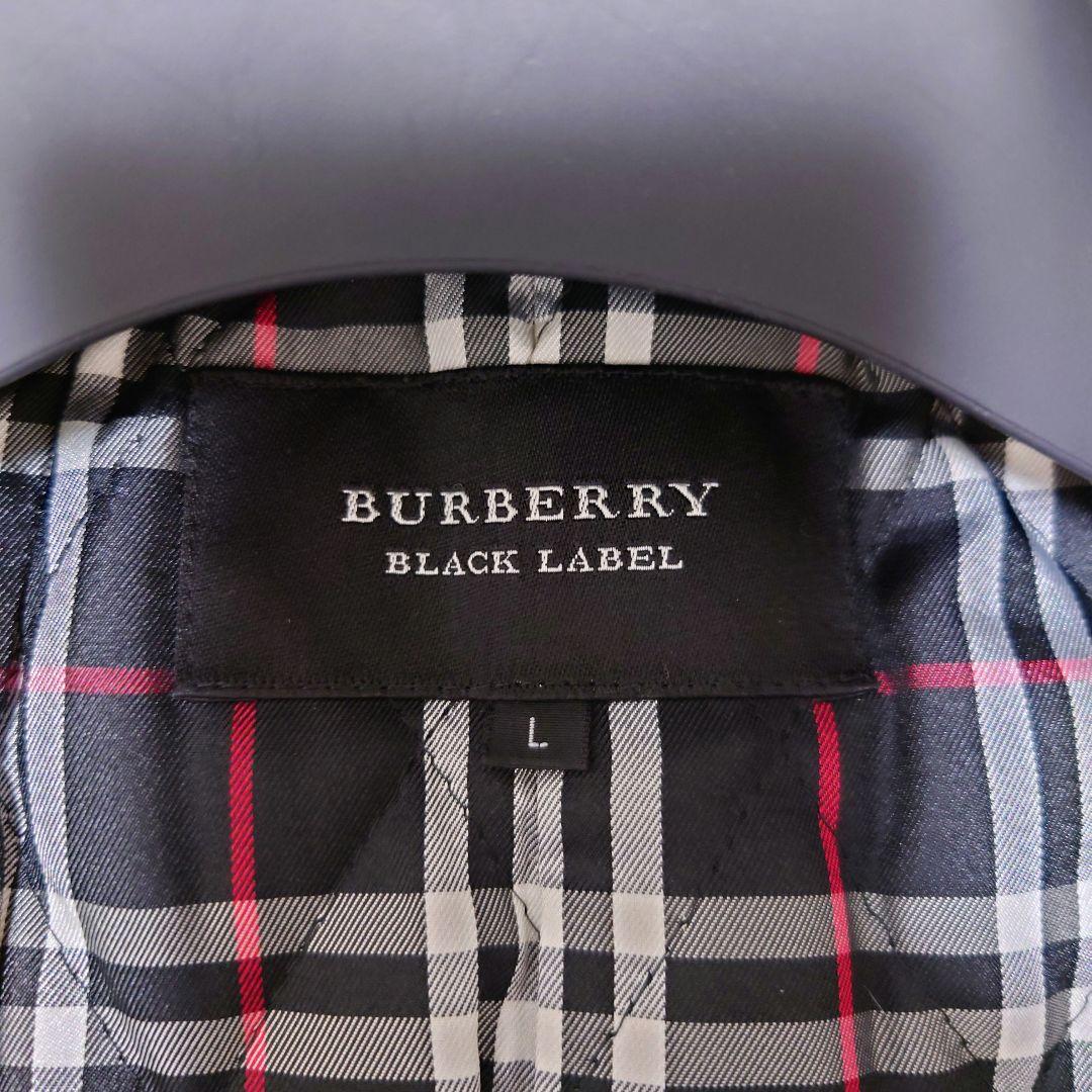 BURBERRY BLACK LABEL ダッフルコート ホースロゴ Lサイズ