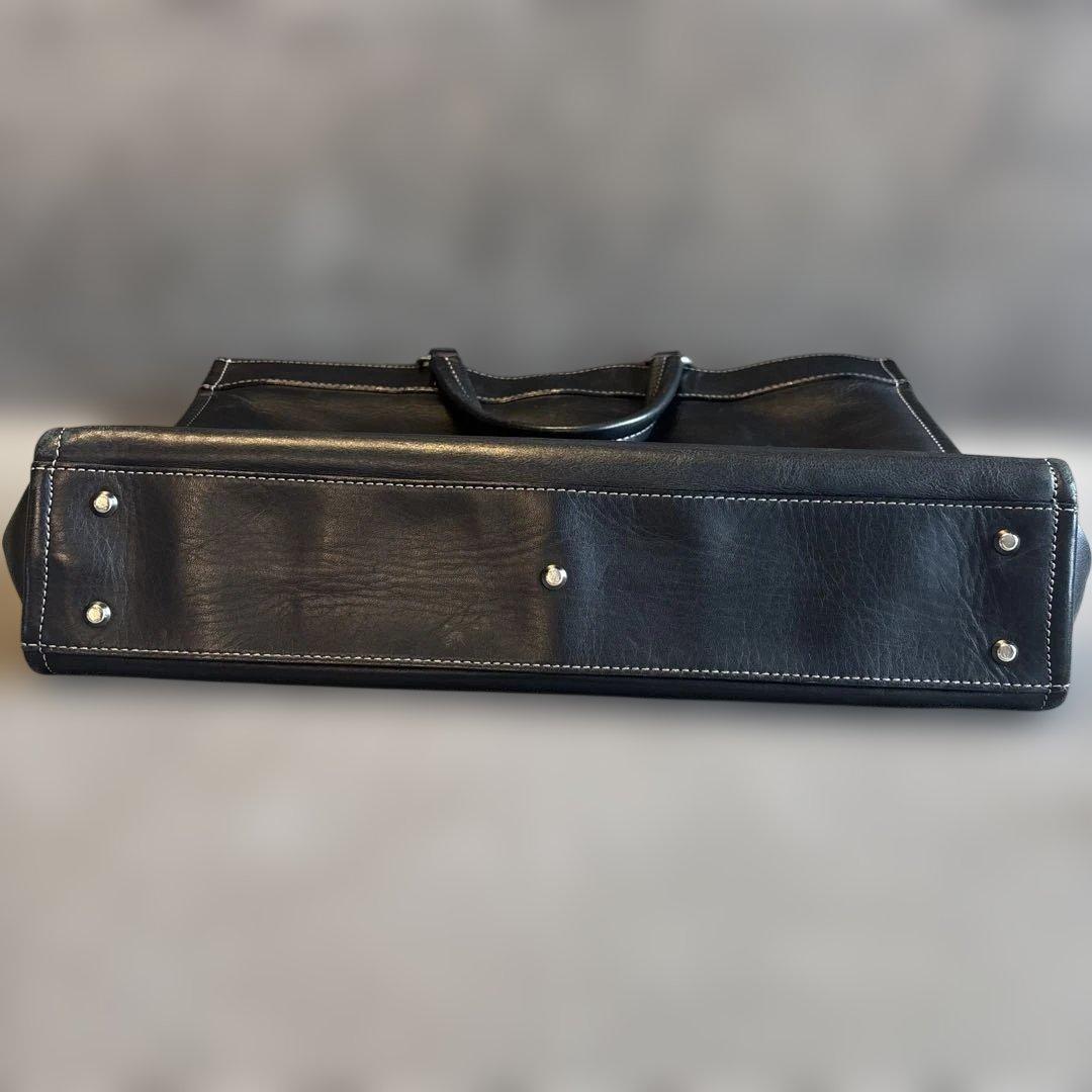 土屋鞄製造所　プロータ　ビジネスブリーフケース　防水レザー　美品