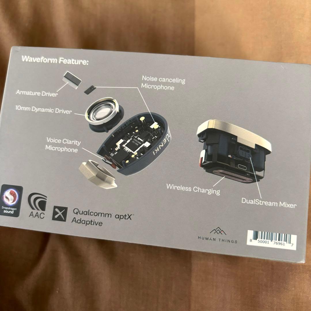 イヤホン GENKI Waveform Bridges Blue