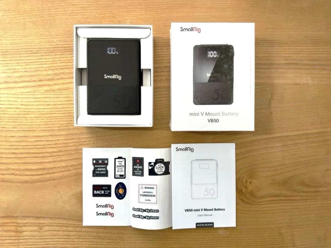 SmallRig VB50 ミニ V マウント バッテリー