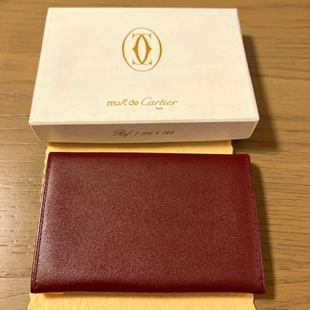 新品未使用⭐︎Cartier 名刺入れ ワインレッド