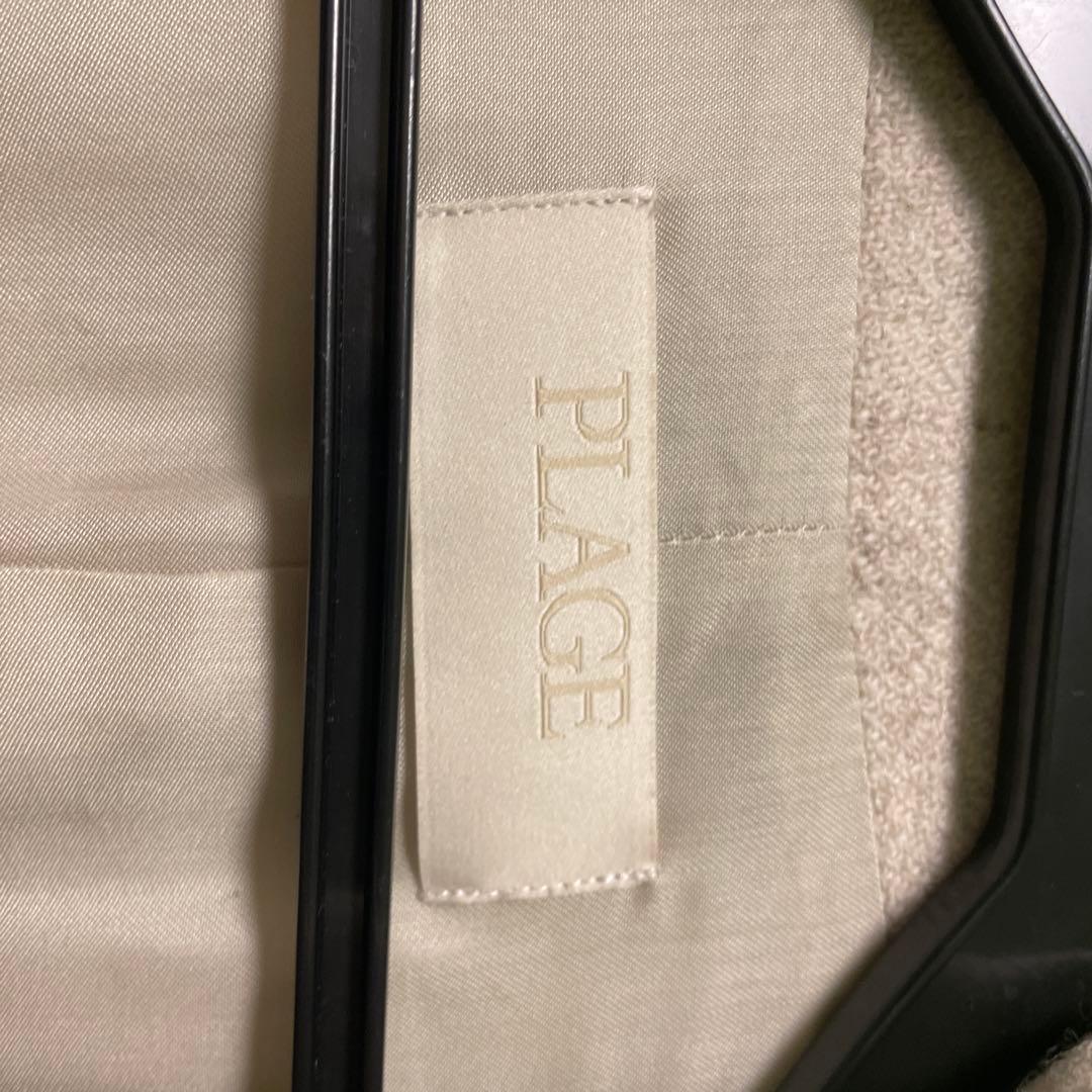 PLAGE テーラードジャケット ライトベージュ