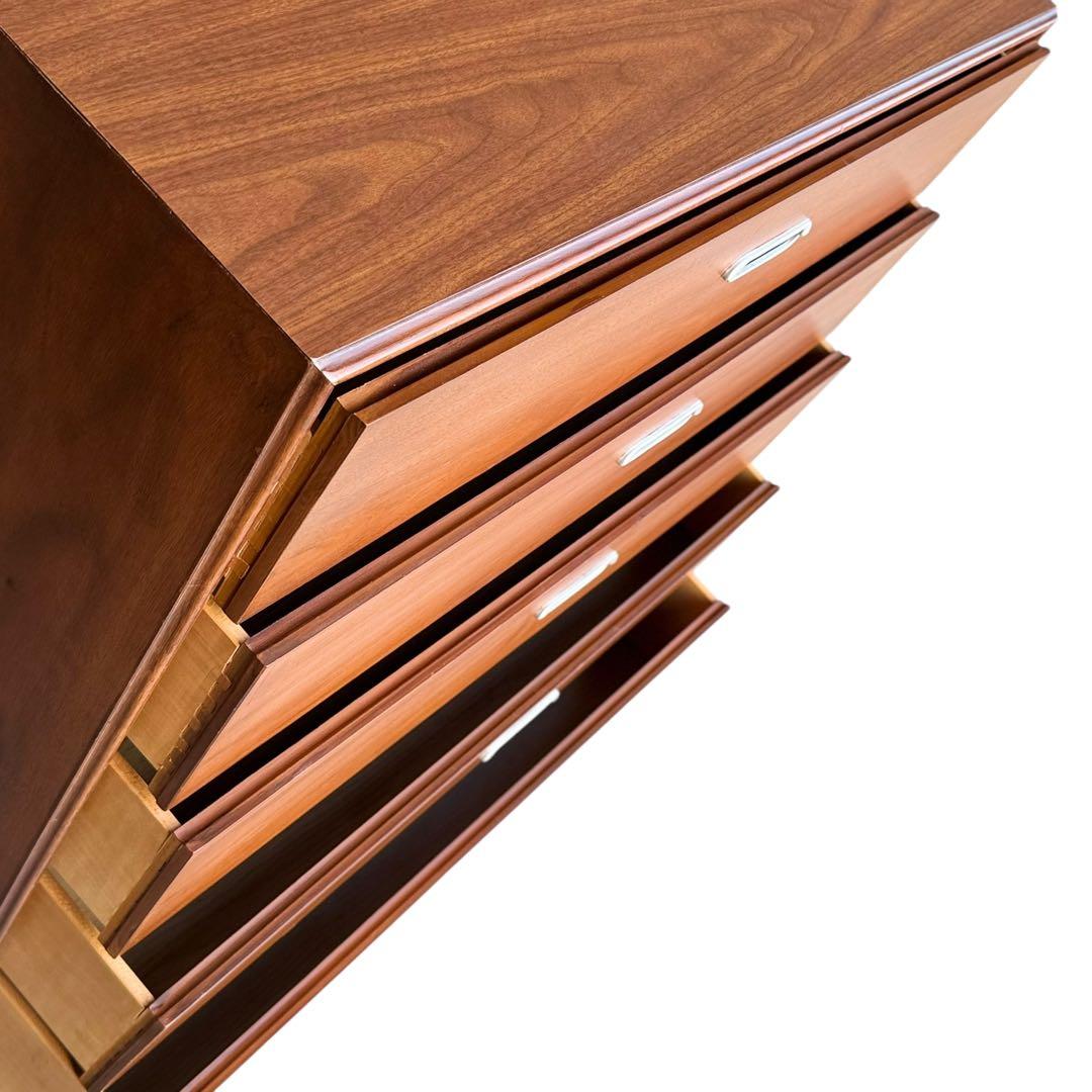 KZ017 ドレクセルヘリテイジ　脚付き 5段チェスト アメリカ製