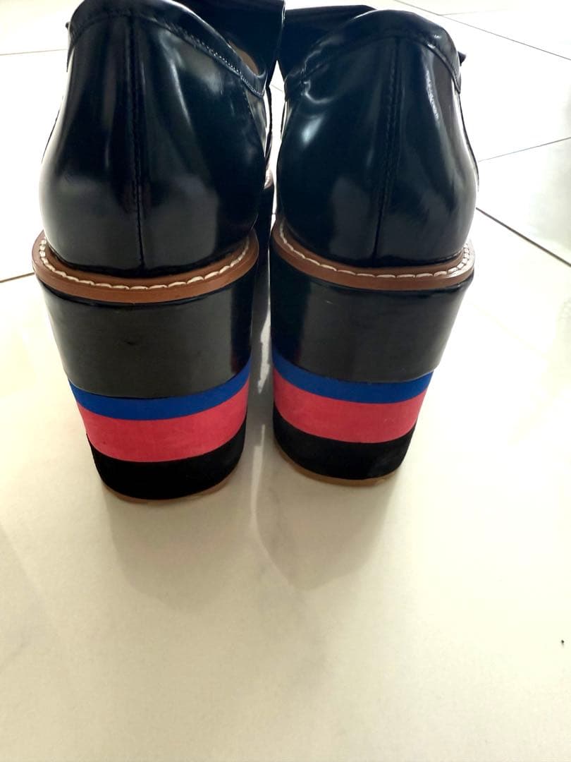 試着のみUN3D. BORDER SOLE LOAFERアンスリード ローファー