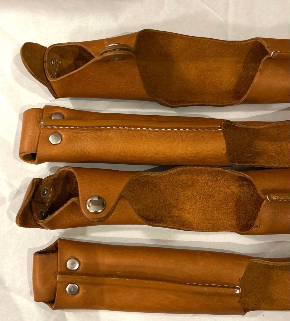 非売品　スノーピーク ローチェア30 専用肘掛け カバーレザー　2脚分