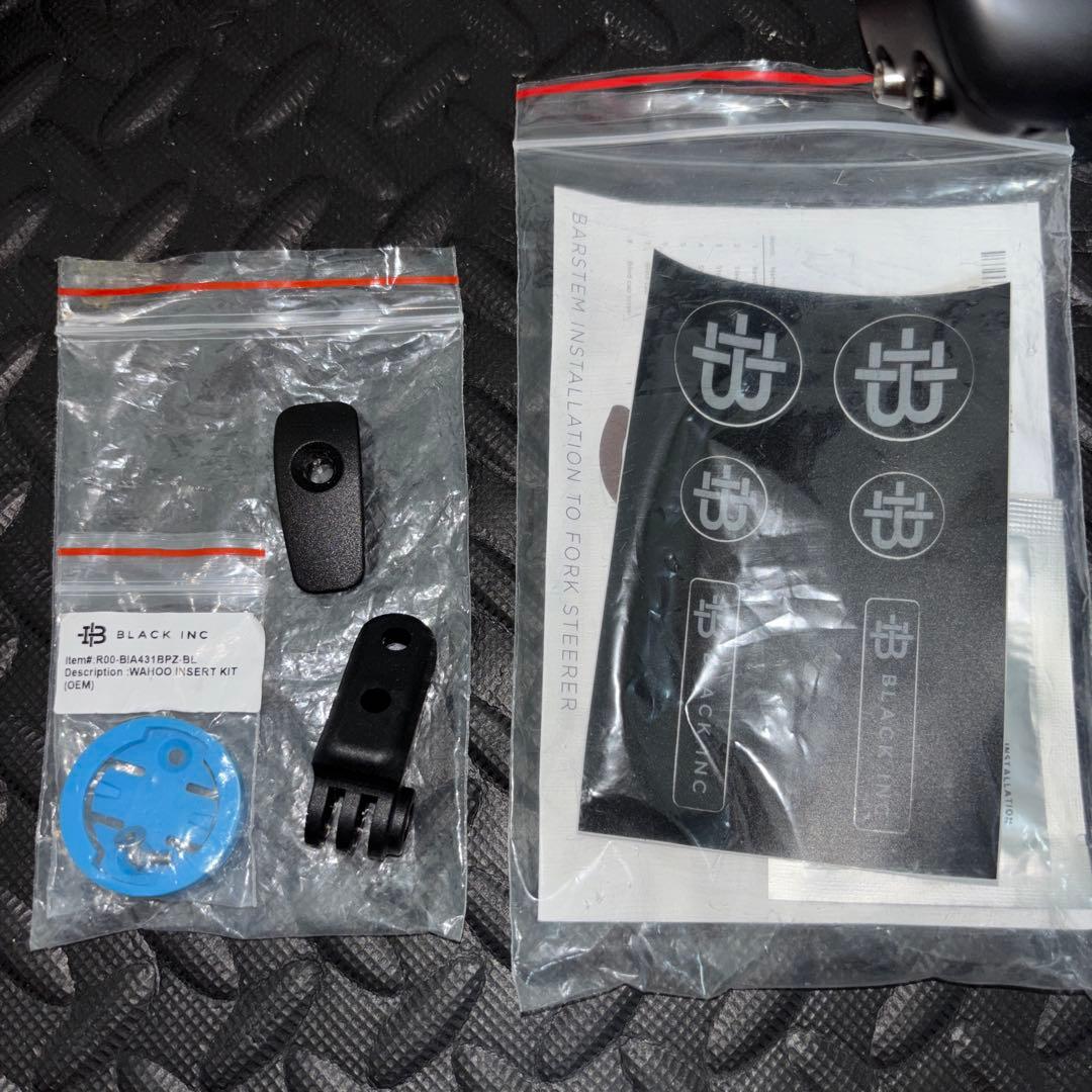 BLACK INC ブラックインク　一体型エアロハンドル　380mm