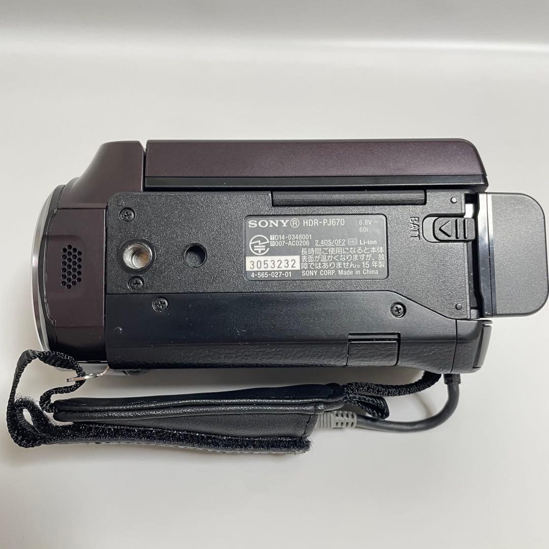 SONY HDR-PJ670 ハンディカム　ビデオカメラ　プロジェクター機能