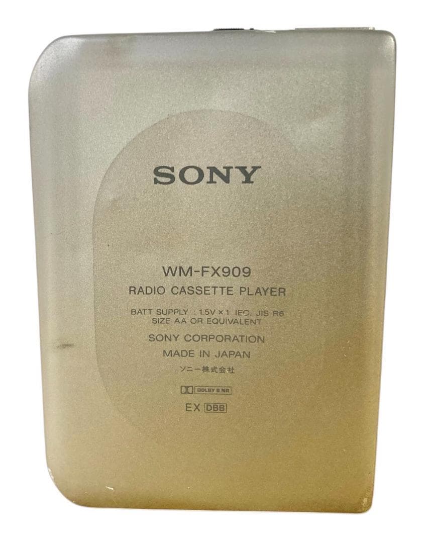 ★現状品★ SONY ソニー ウォークマン カセットプレーヤー WM-FX909