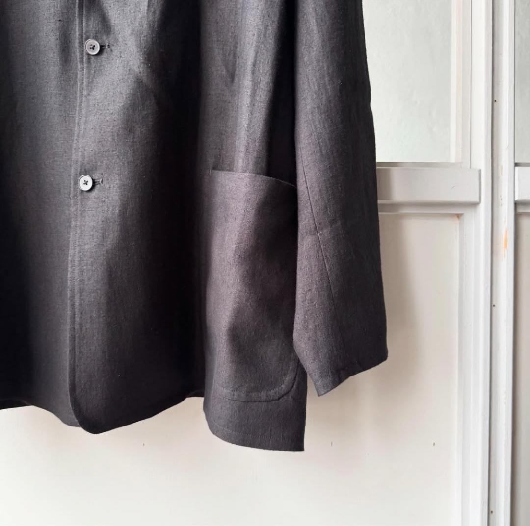 COMOLI 25SS カナパスタンドカラージャケット コモリ