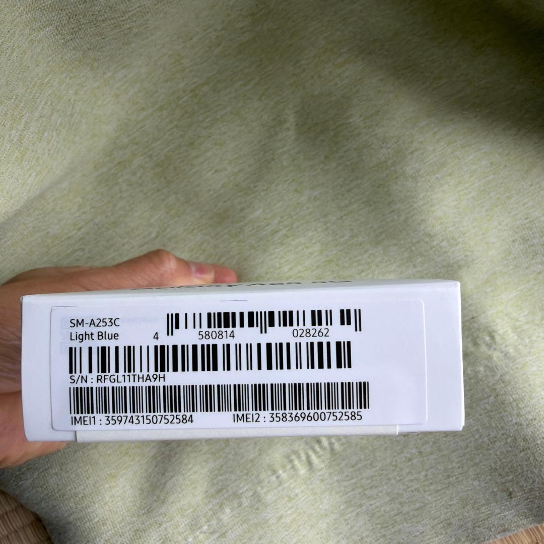 Samsung Galaxy A25 5G Light Blue 本体