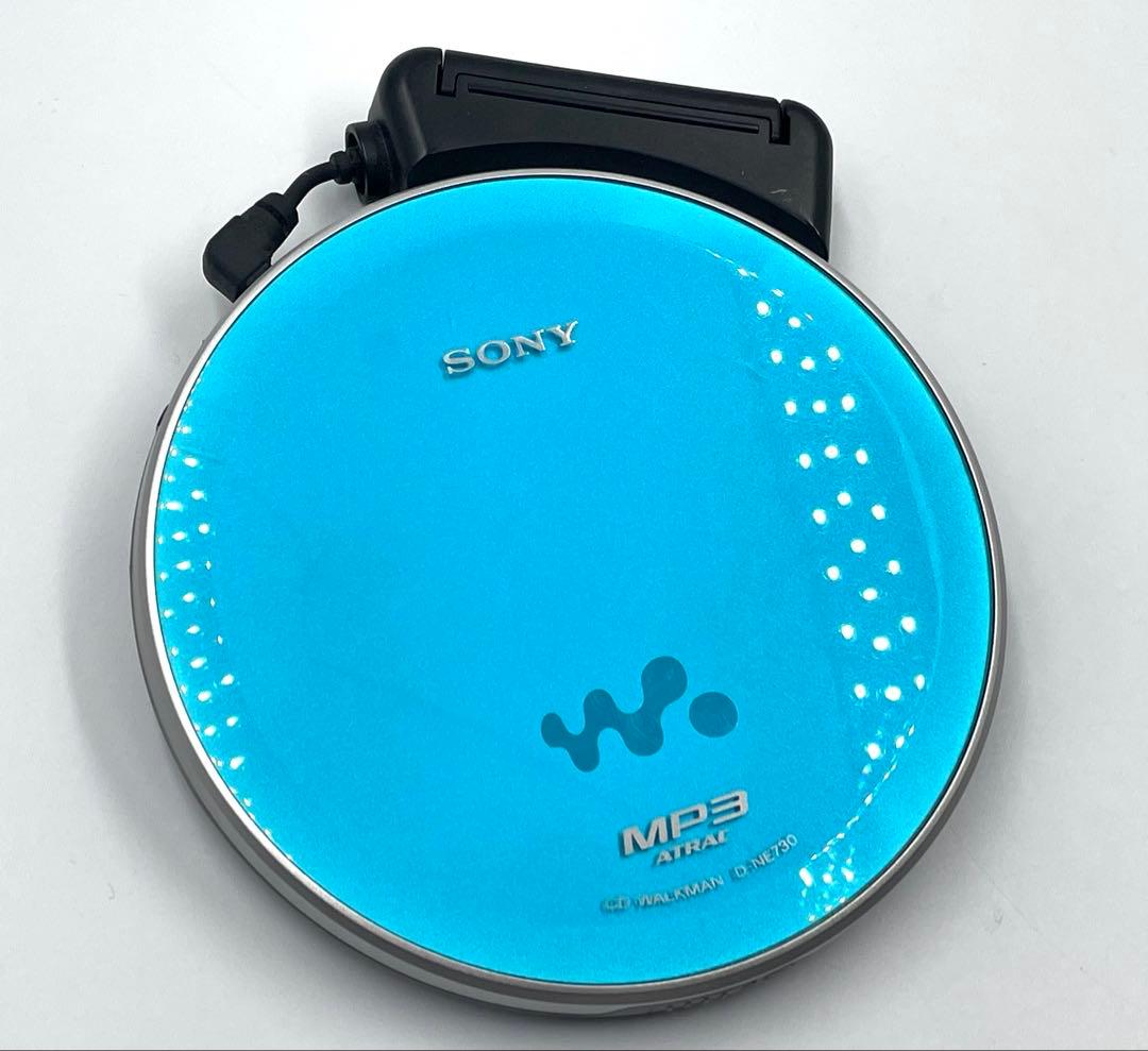外観美品　SONY D-NE730 WALKMAN ポータブルCDプレーヤー