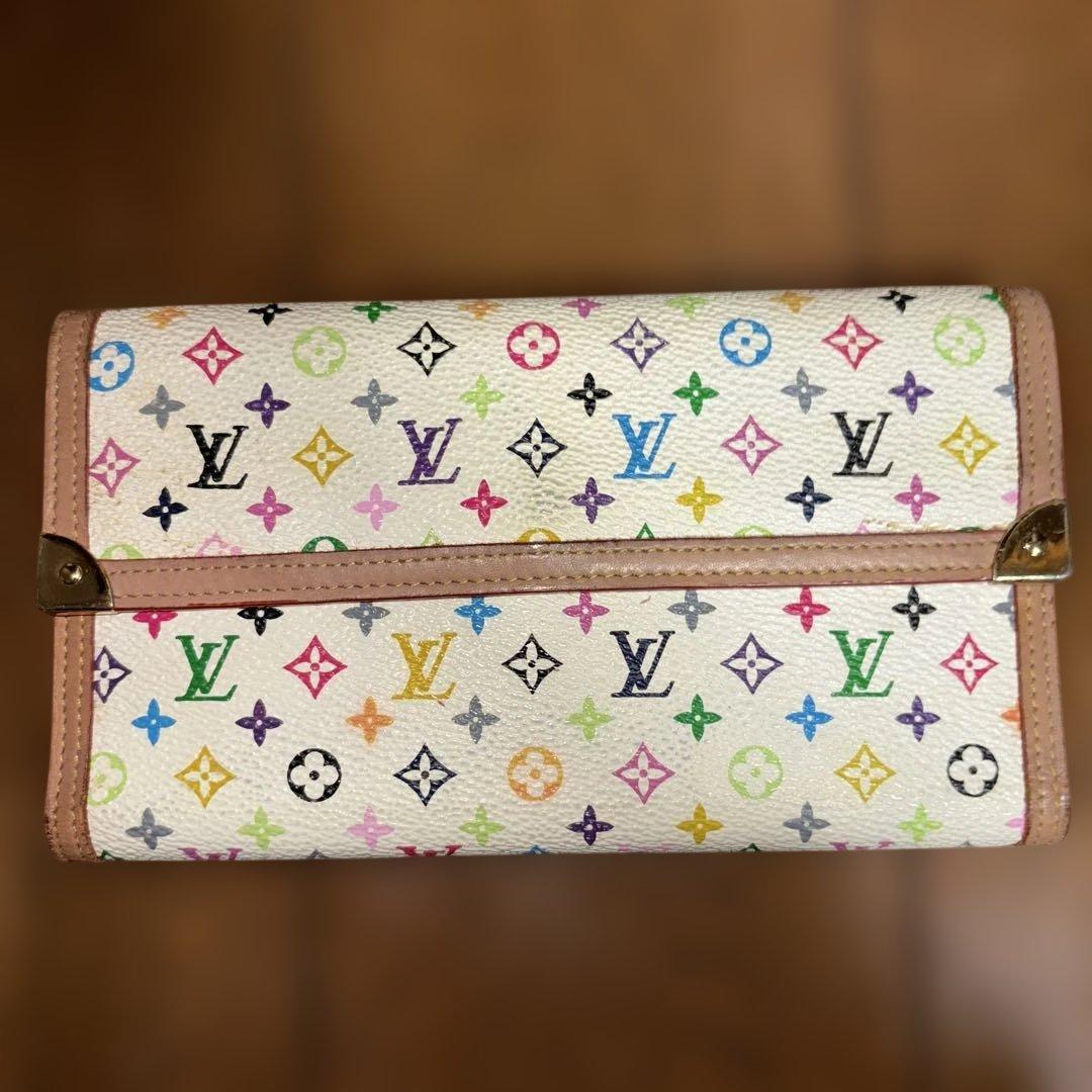 LOUIS VUITTON ルイ・ヴィトン　モノグラム　マルチカラー　ホワイト
