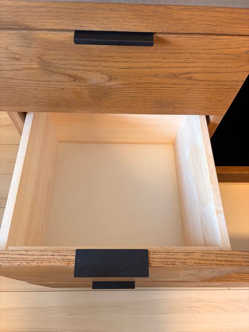 送料込 unico ADDAYキッチンカウンター W820