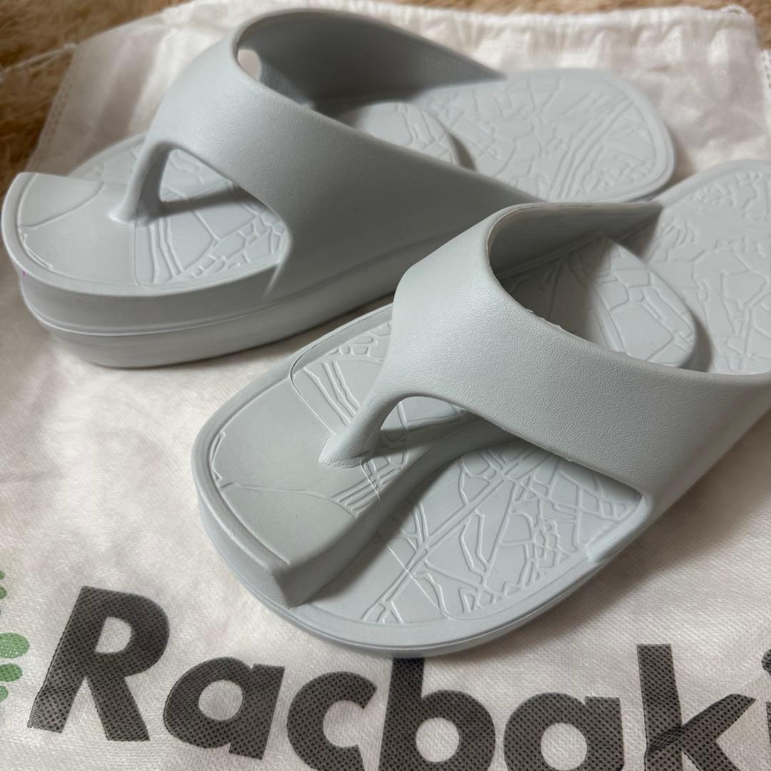 Racbaki ラクバキ イージーサンダル グレー