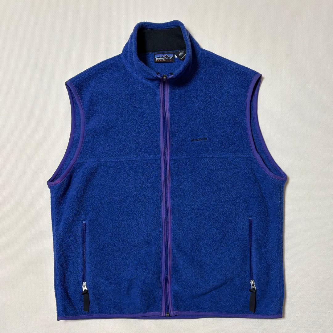 魚*圭様 Patagonia SYNCHILLA フリースベスト 90s サイズ