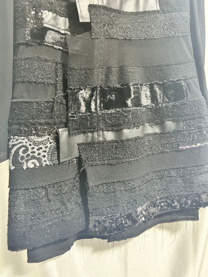 JUNYA WATANABE 14AW 異素材 切替 ロングジャケット