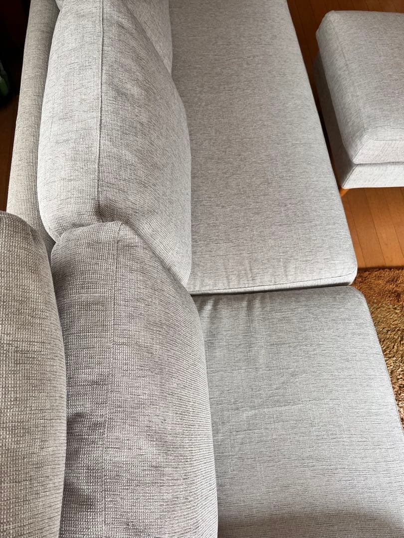 【美品】大塚家具　組み替え可能　カウチソファ　ＣＡＳ-Ｄ　ヘッドレスト付