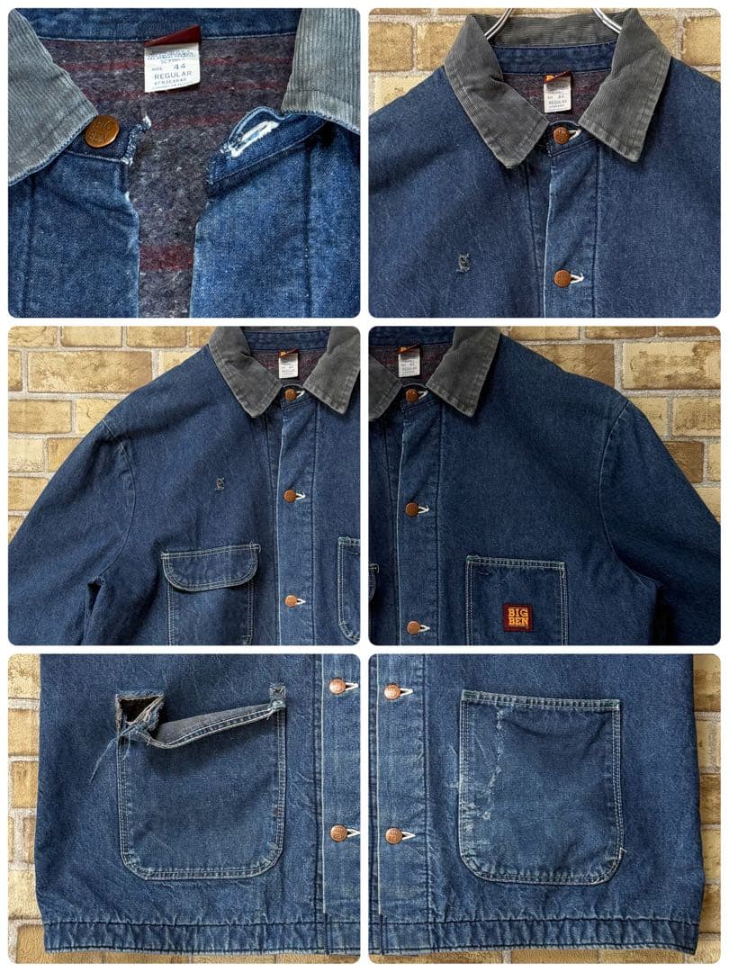 BIGBEN　ビッグベン　USA製　デニムカバーオール　ヴィンテージ　44