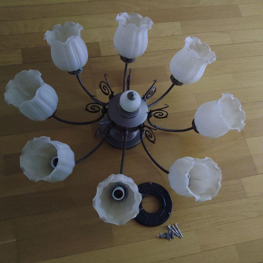 値下げ‼️GEM-6700C 8灯シャンデリア