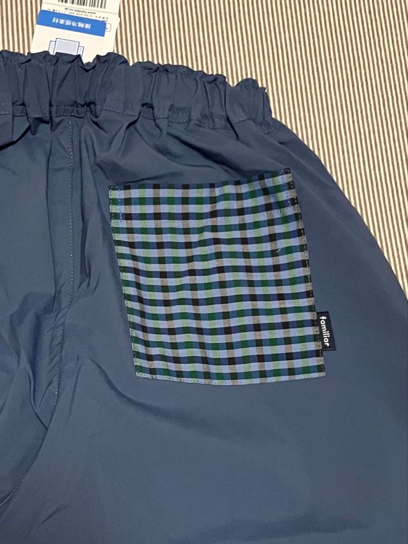 ファミリア　男子　女子　パンツ　150 シャンブレー調　チェック