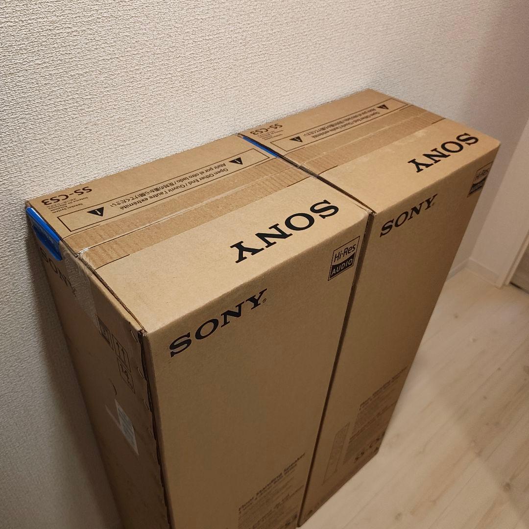 【新品】SONY ハイレゾ スピーカー SS-CS3 2本セット
