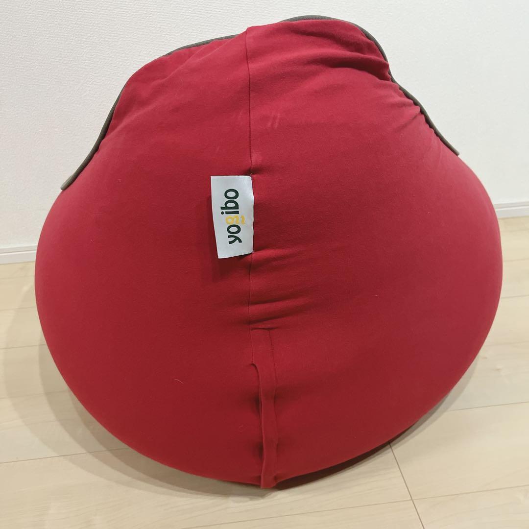 最終値引き！ yogibo ヨギボー ラウンジャー 赤 レッド