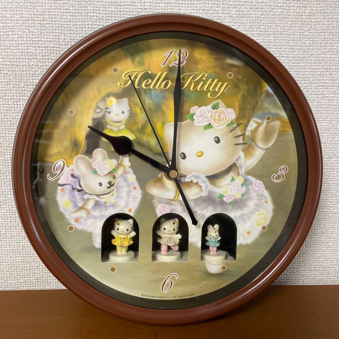 ハローキティ　からくり時計『バレリーナ』