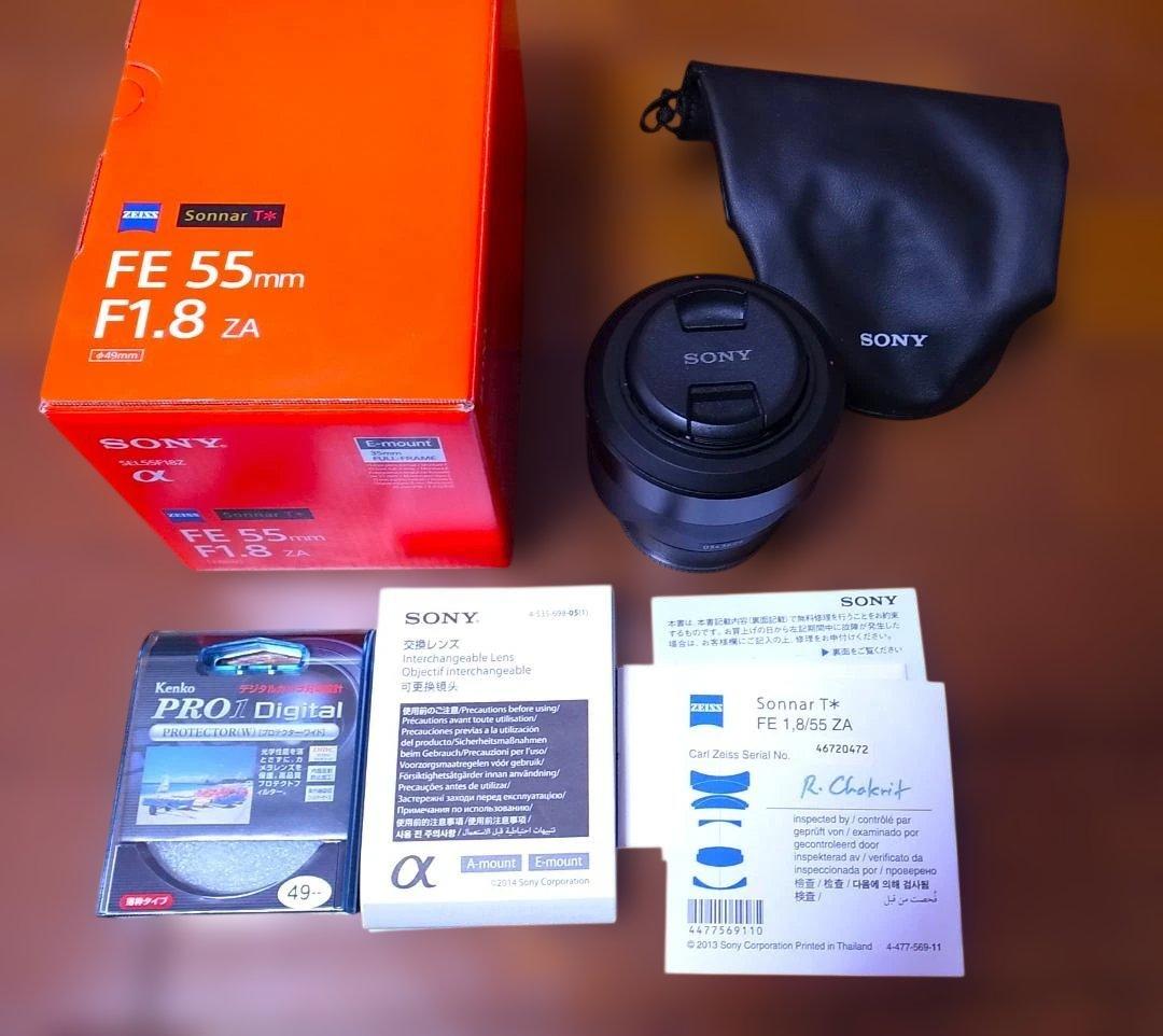 美品 SONY α Sonnar T* FE 55mm F1.8 ZA