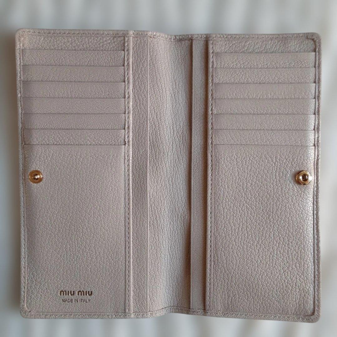 【美品】レア ミュウミュウ マドラス 財布 5MO009