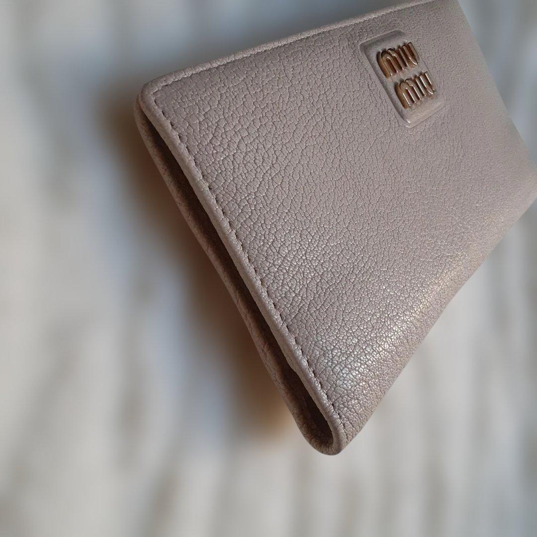 【美品】レア ミュウミュウ マドラス 財布 5MO009