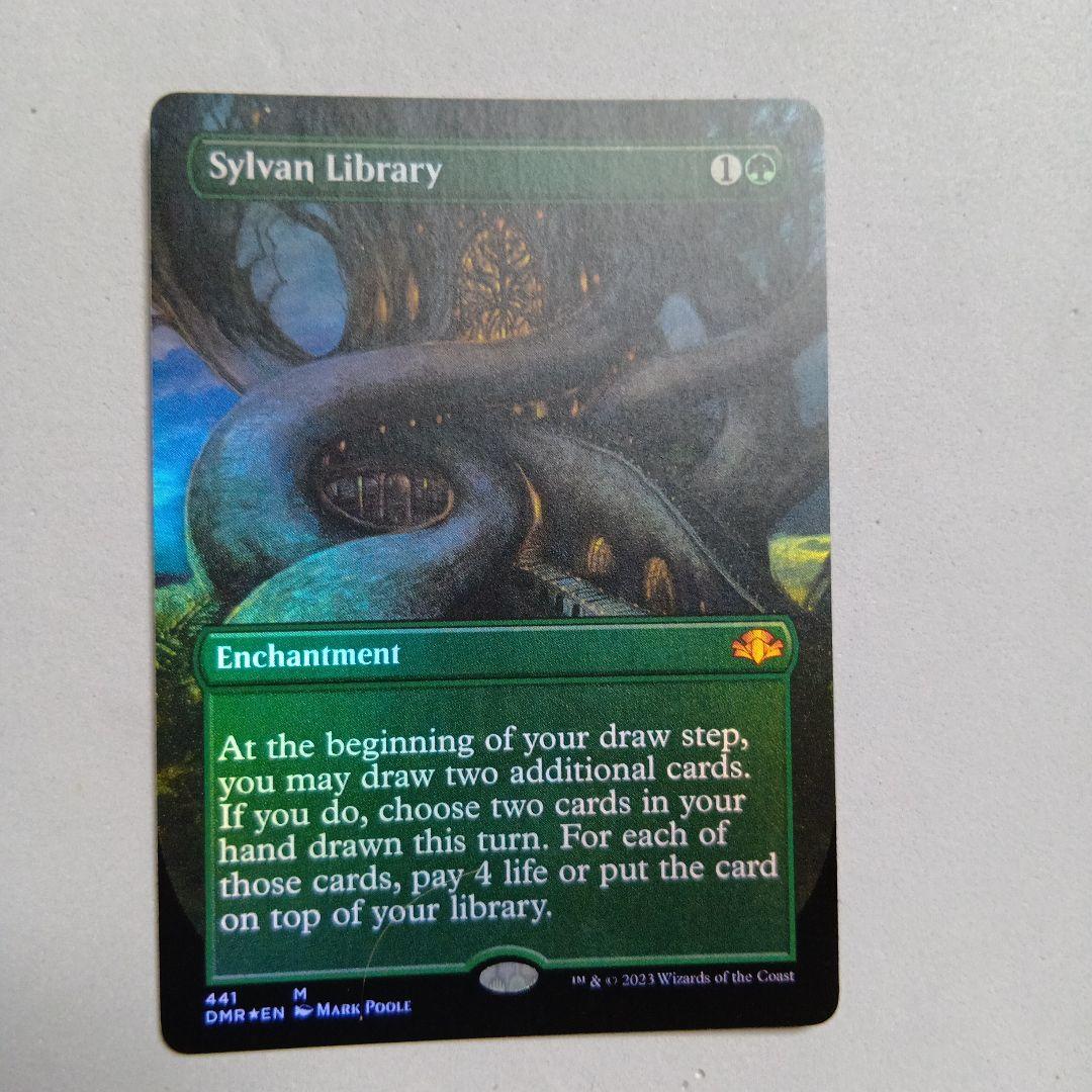 MTG 森の知恵 Foil DMR 全面アート 英語