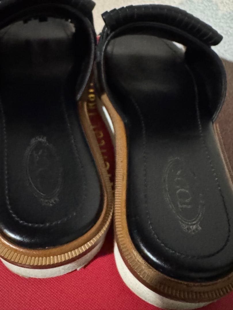 TOD'S トッズ フリンジ スタッズ サンダル 37