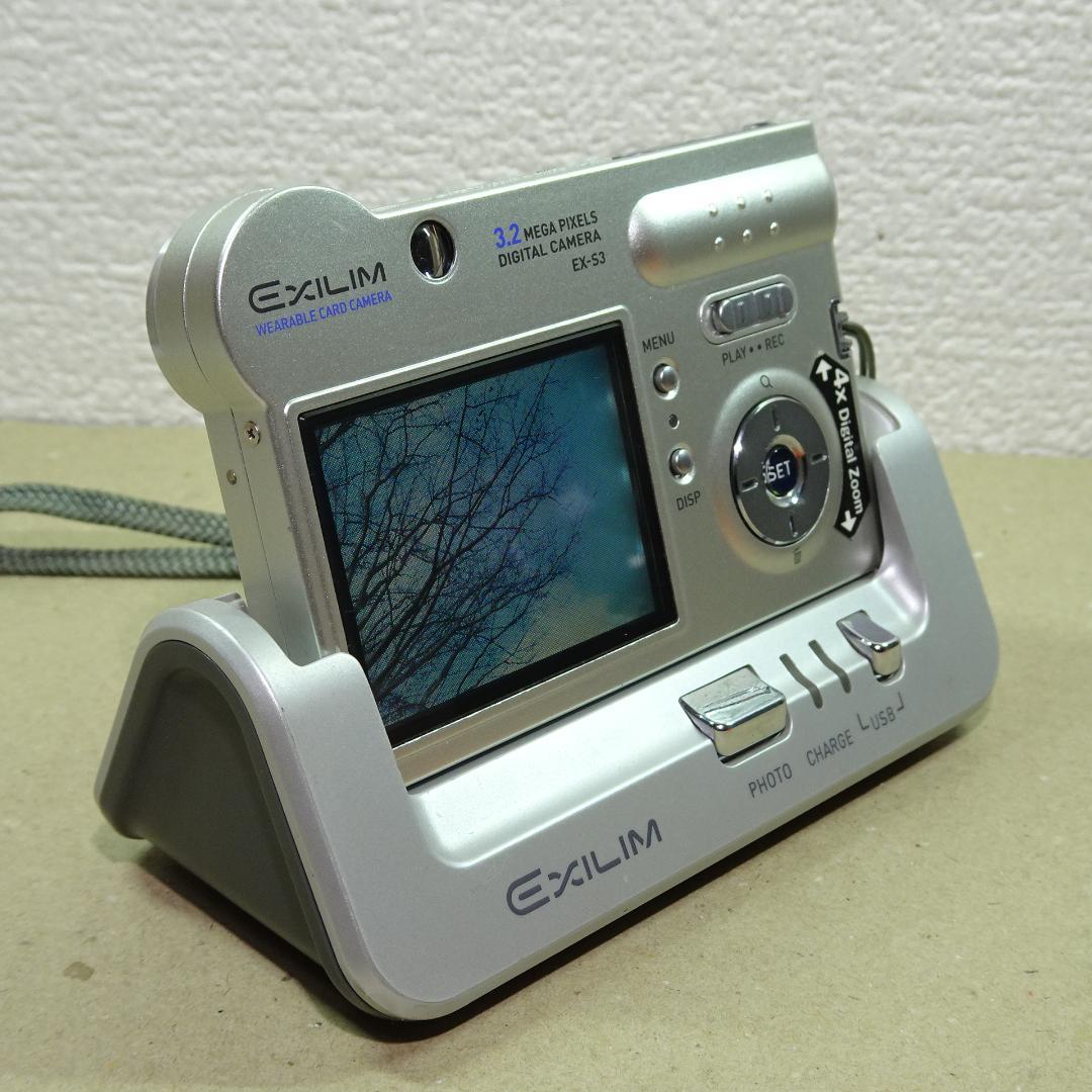 カシオ EXILIM EX-S3 コンデジ 純正バッテリー新品 SDカード2GB